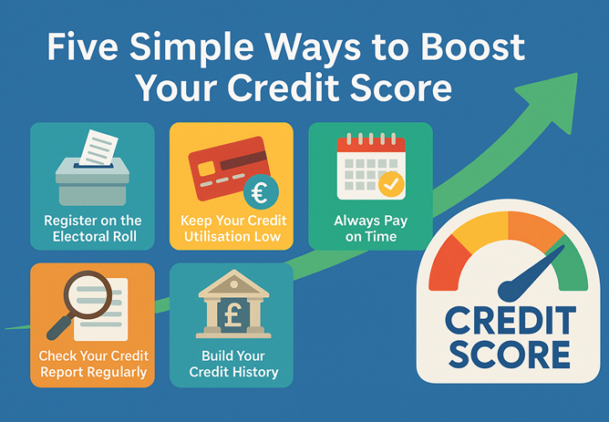 Five Simple Ways to Boost Your Credit Score